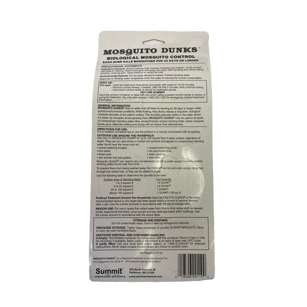 Mosquito Dunks® – Speed Exterminating