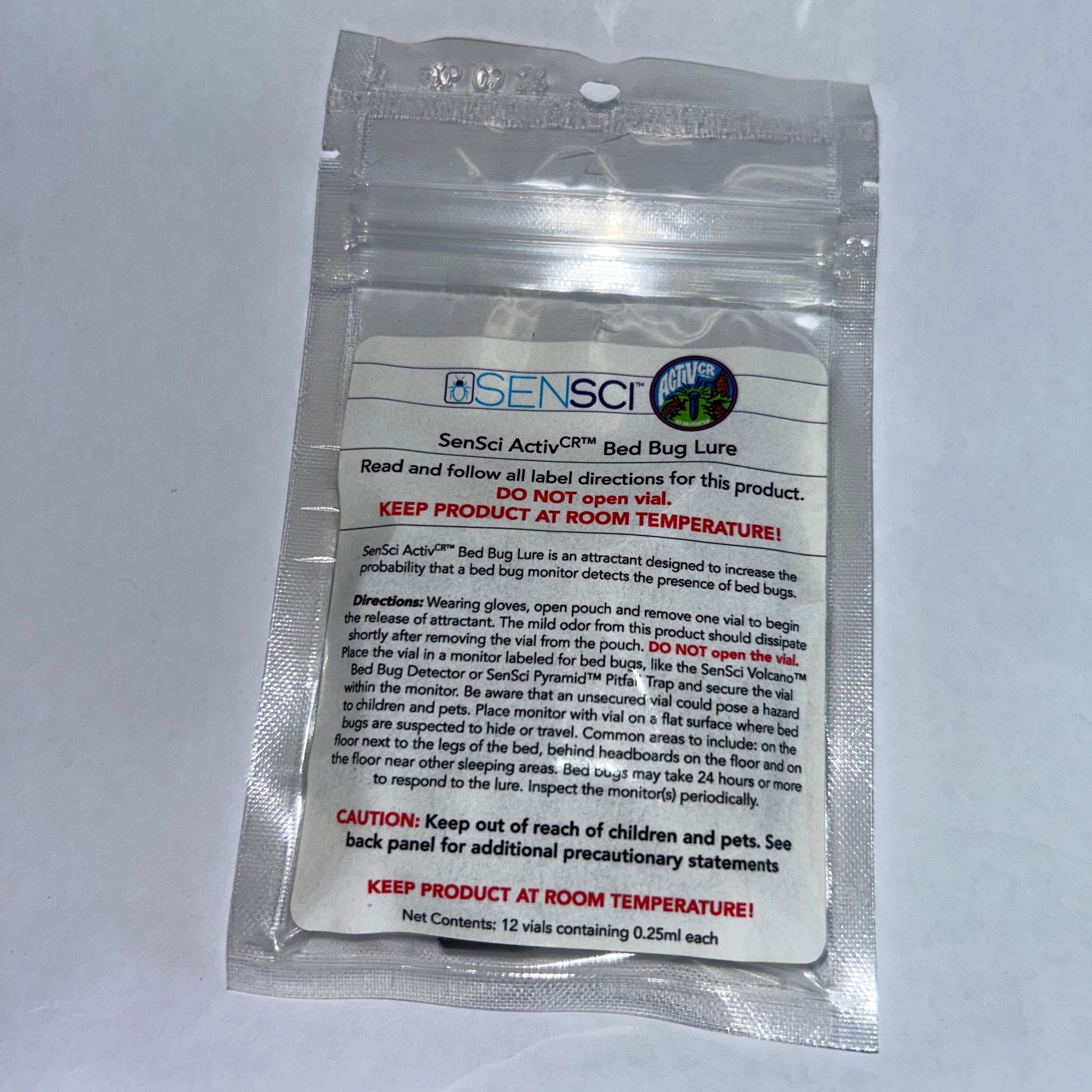 bed bug fishing lure SenSci Activ Bed Bug Lure
