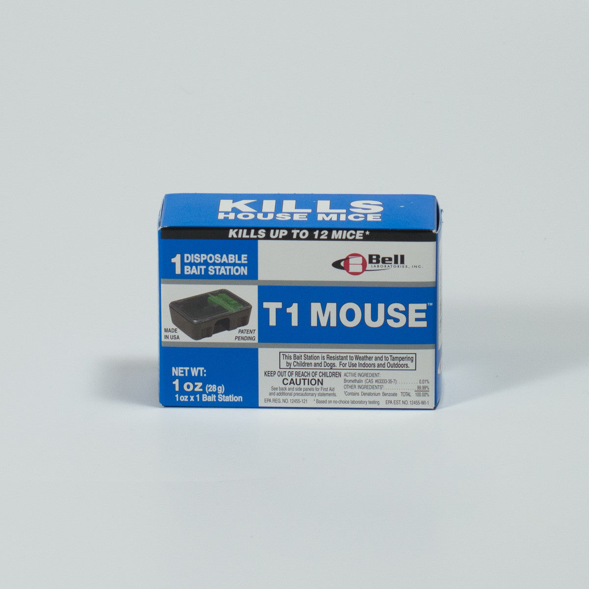 Bell T1 Mouse Bait Station 1oz- Pre-Baited